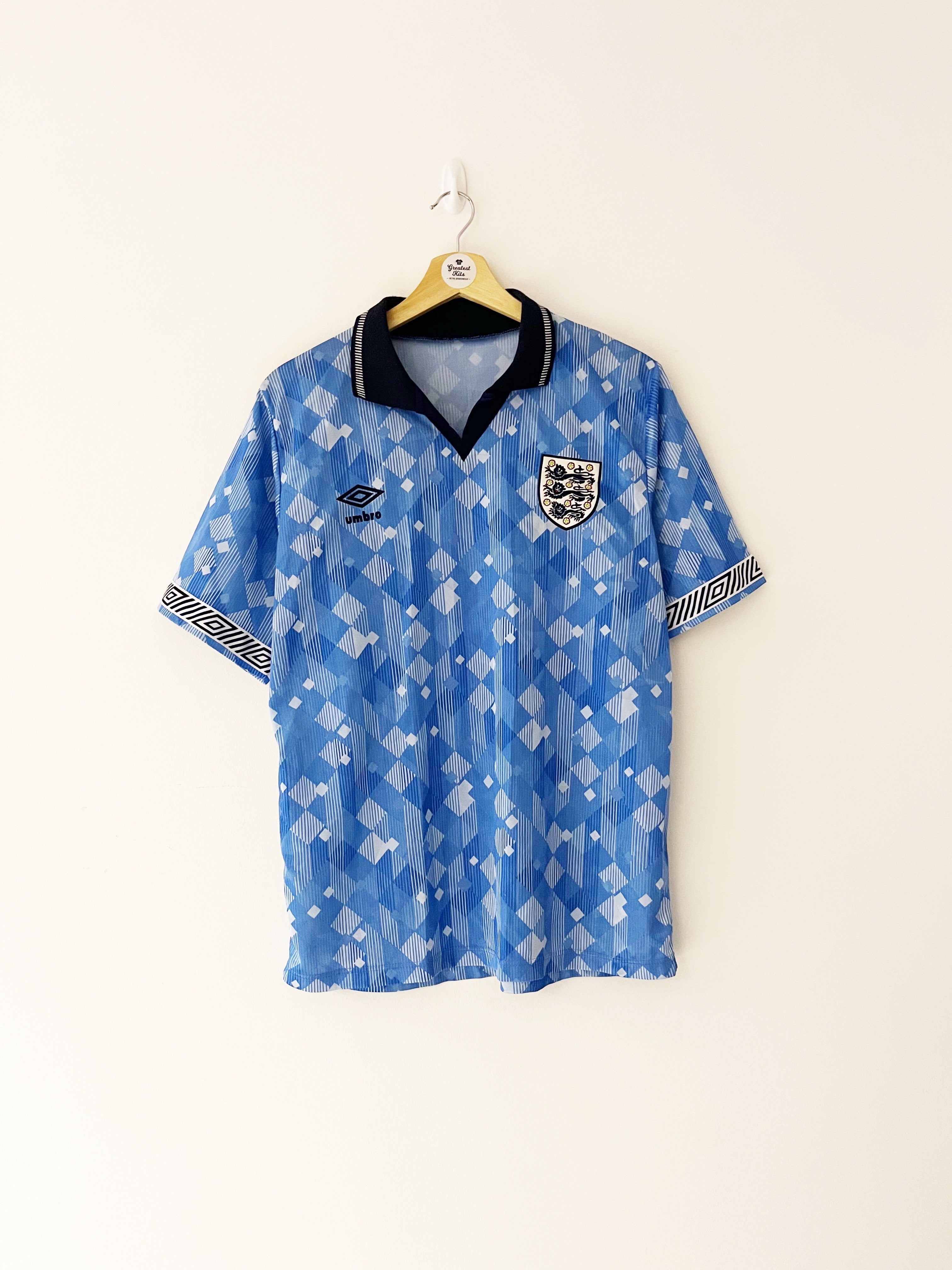 1990/92 England Third Shirt (M) 8/10