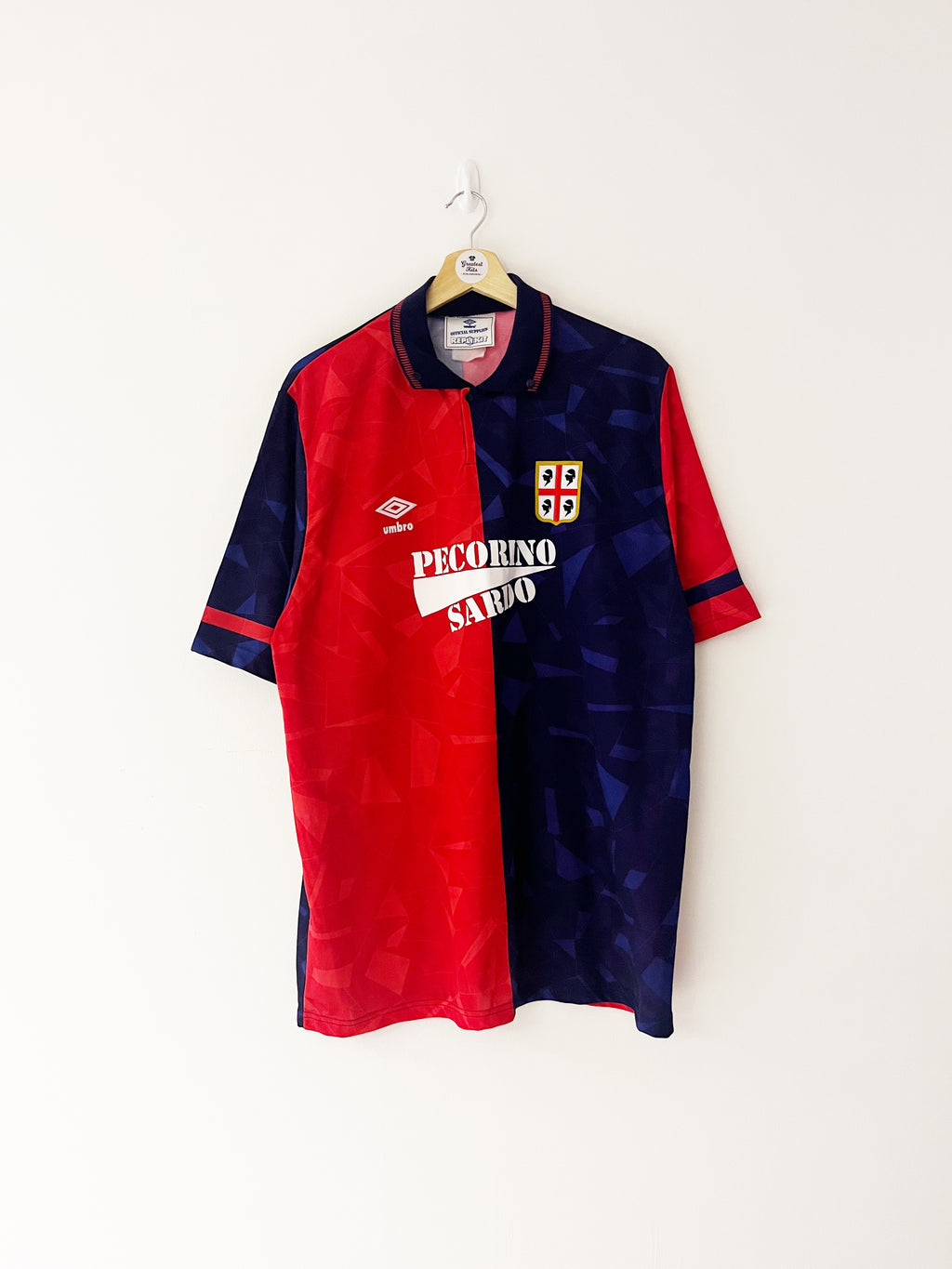 1992/93 Cagliari Home Shirt (XL) 9/10