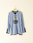 2004/05 Leeds Away L/S Shirt (L) 9/10