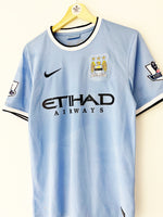 2013/14 Manchester City Home Shirt Fernandinho #25 (S) 9/10