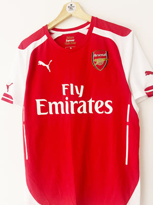 2014/15 Arsenal Home Shirt (M) 8.5/10