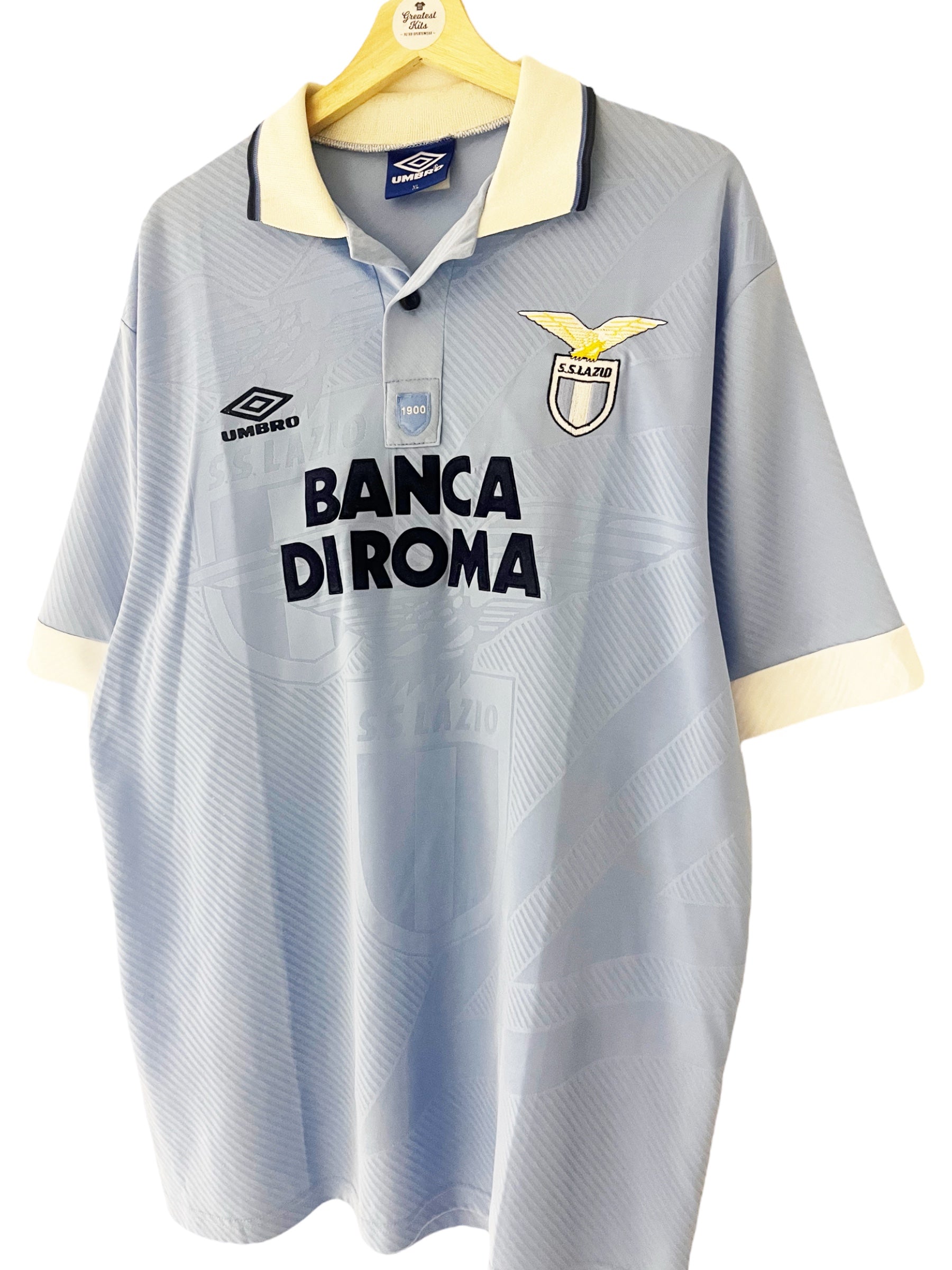 1993/95 Lazio Home Shirt (XL) 8.5/10