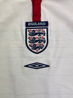 2003/05 England Home L/S Shirt (XL) 8/10