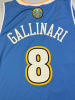 2011-14 Denver Nuggets Adidas Road Jersey Gallinari #8 (XL) 9/10