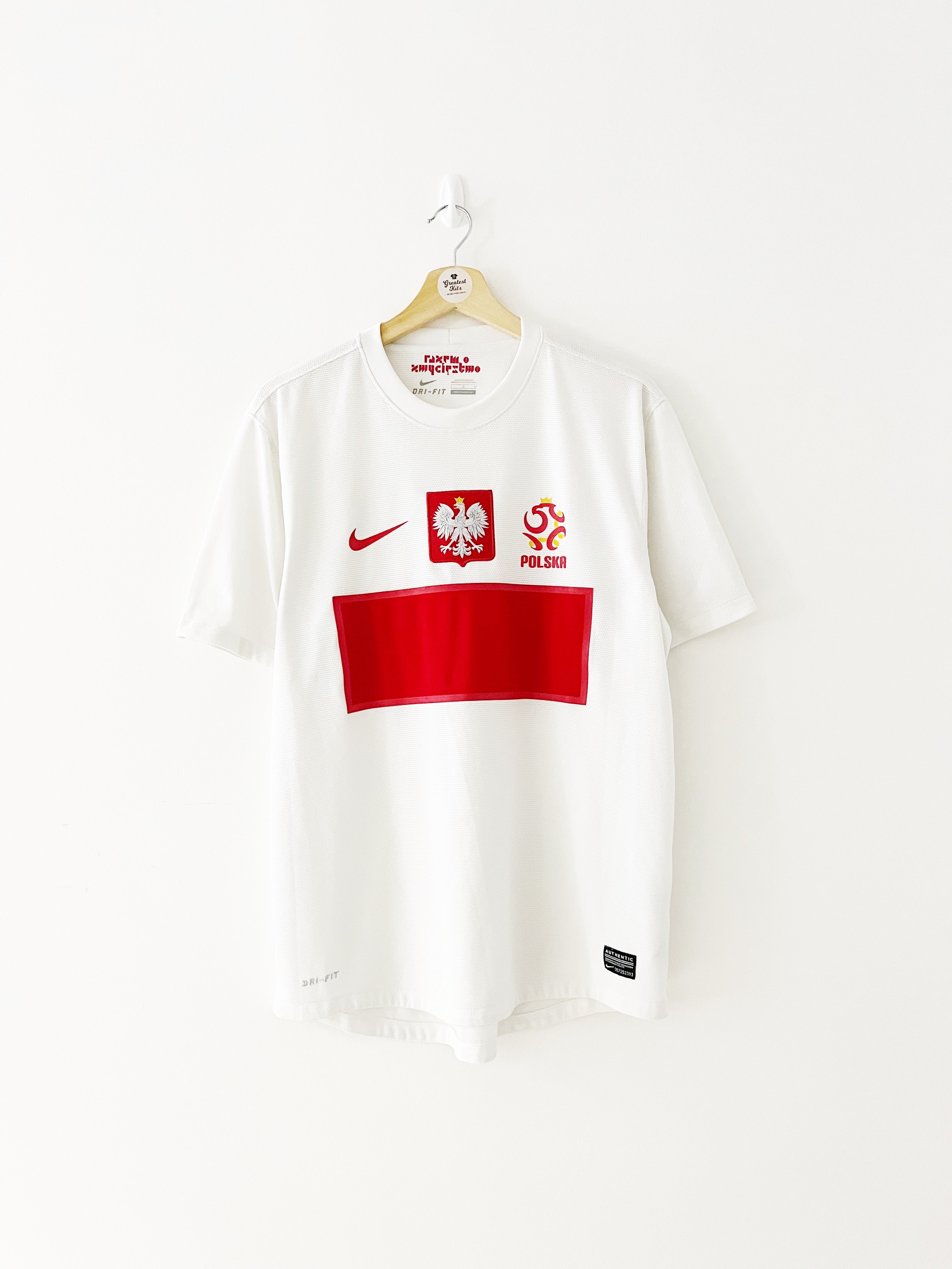 2012/13 Poland Home Shirt (L) 9/10