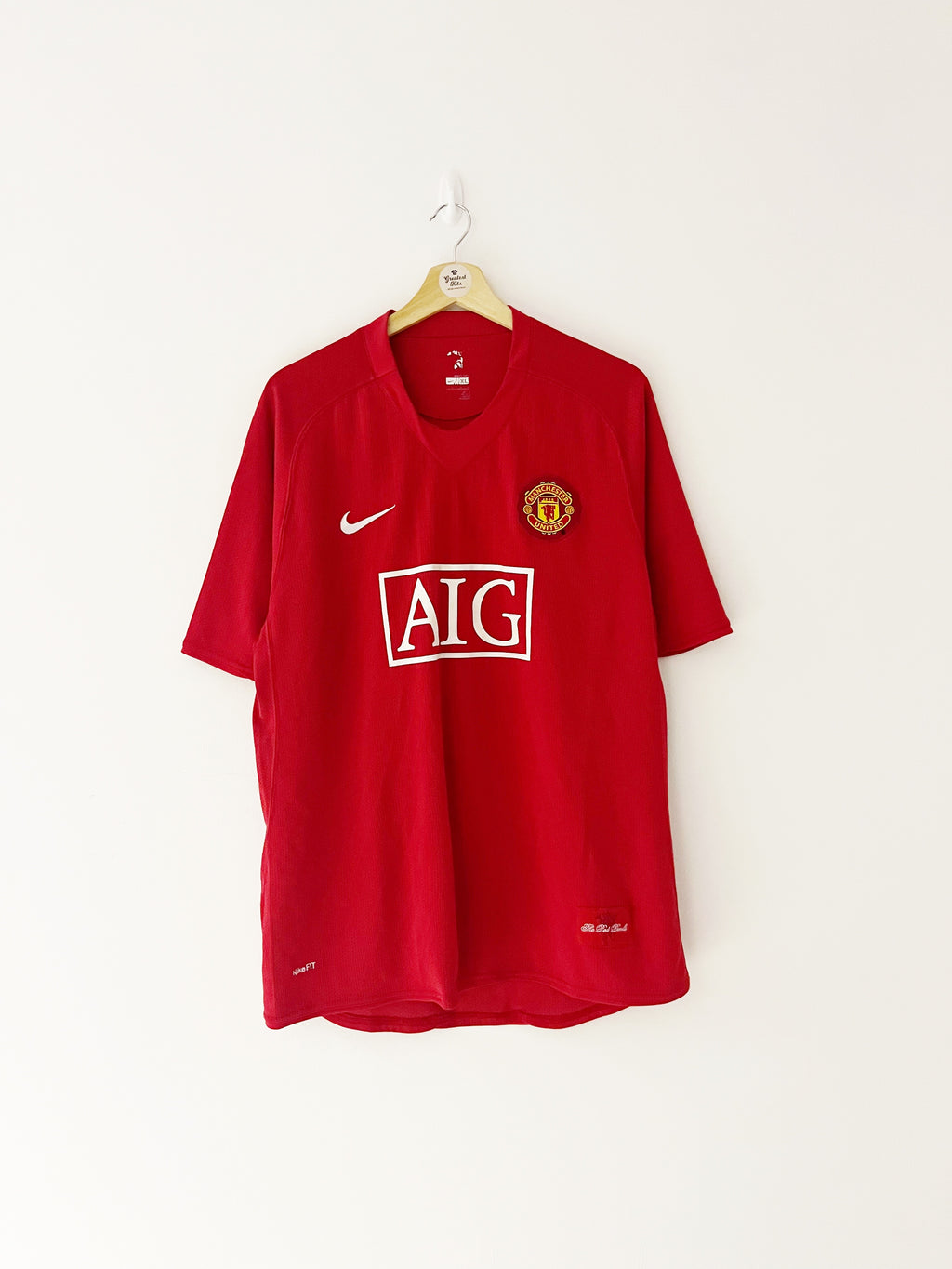 2007/09 Manchester United Home Shirt (XL) 8.5/10