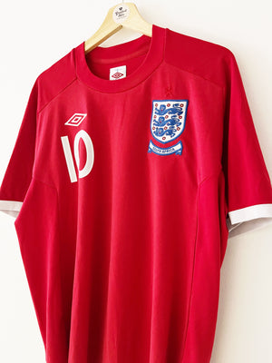 2010/11 England Away Shirt Rooney #10 (XL) 9/10