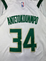 2017-23 Milwaukee Bucks Nike Association Jersey Antetokounmpo #34 (XL) 9/10