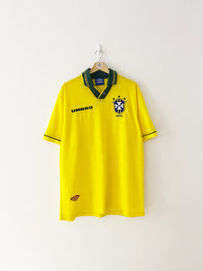 1993/94 Brazil Home Shirt (XL) 9/10