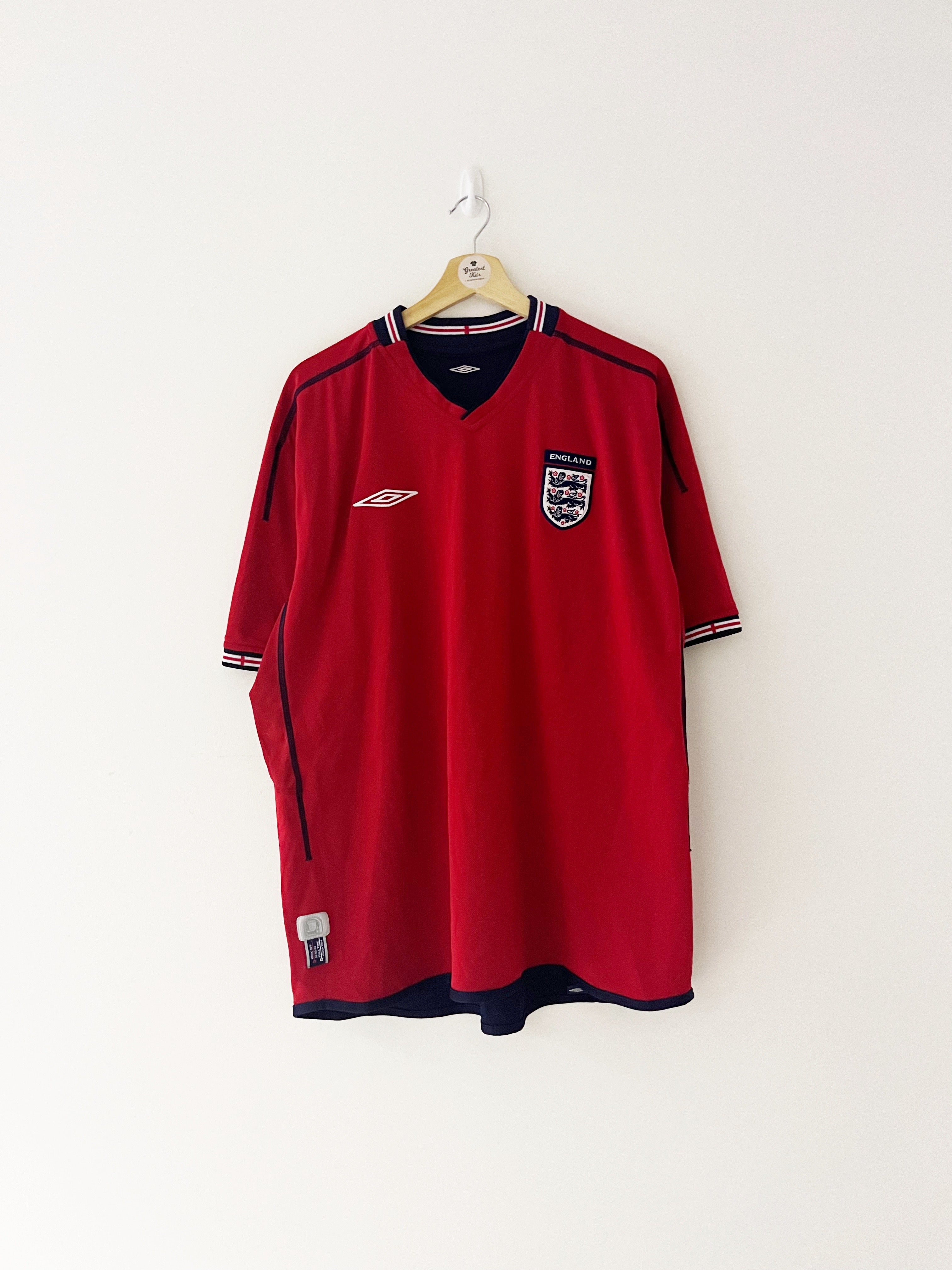 2002/04 England Away Shirt (XXL) 9/10