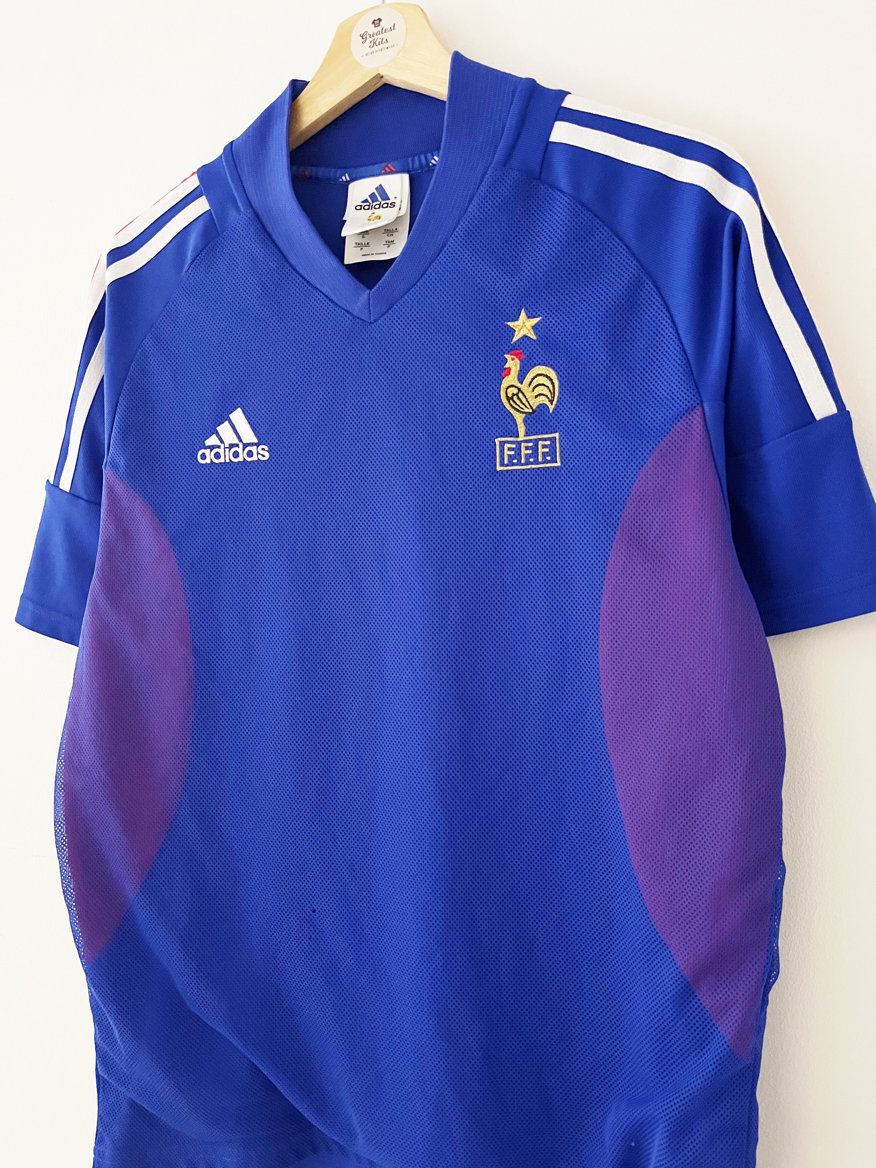 2002/04 France Home Shirt (S) 9/10