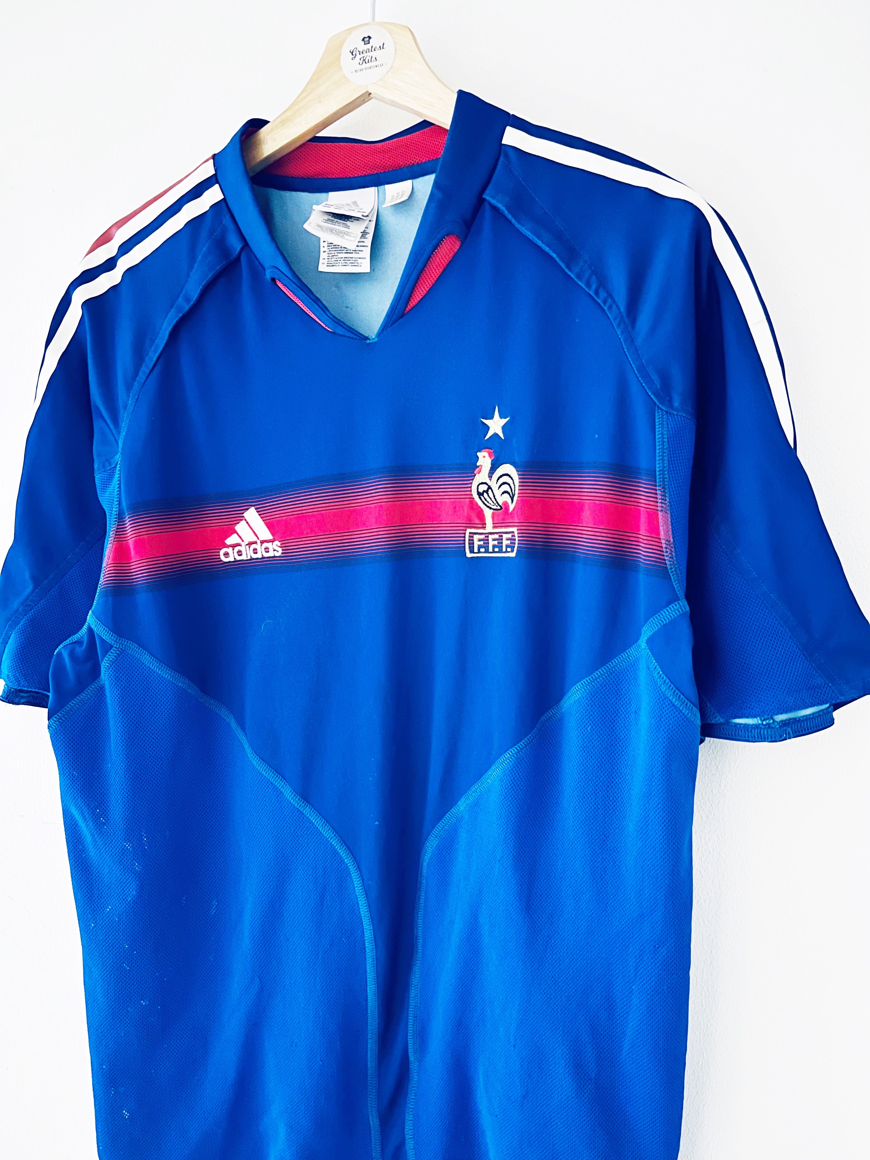 2004/06 France Home Shirt (L) 9/10