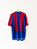 2002/03 Barcelona *Player Spec* Home Shirt (XL) 8.5/10