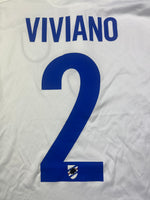 2015/16 Sampdoria *Player Issue* GK Shirt Viviano #2 (M) 9/10