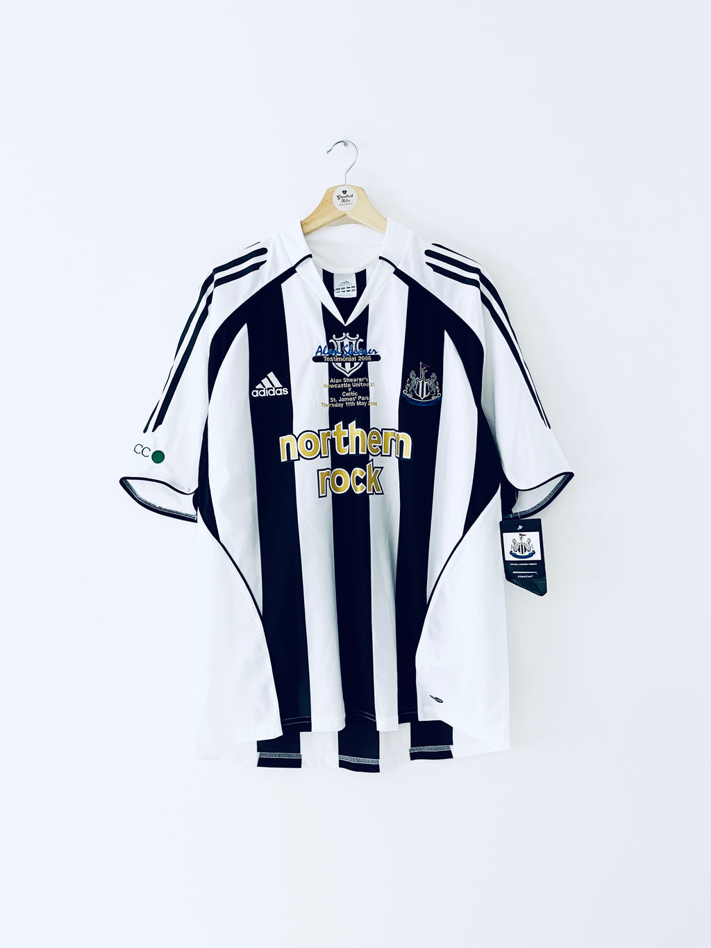 2006 Newcastle *Alan Shearer Testimonial* Home Shirt (L) BNWT