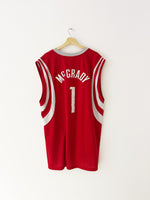 2003/06 Houston Rockets Reebok Road Jersey McGrady #1 (XL) 9/10