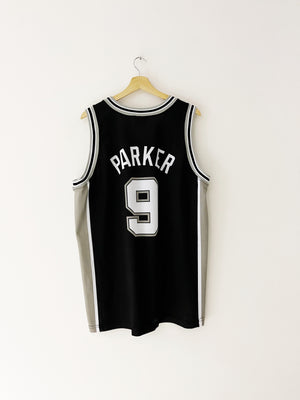 2001-02 San Antonio Spurs Champion Road Jersey Parker #9 (XL) 9/10