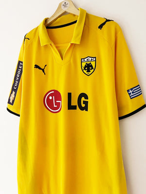 2008/09 AEK Athens Home Shirt (XXL) 9/10