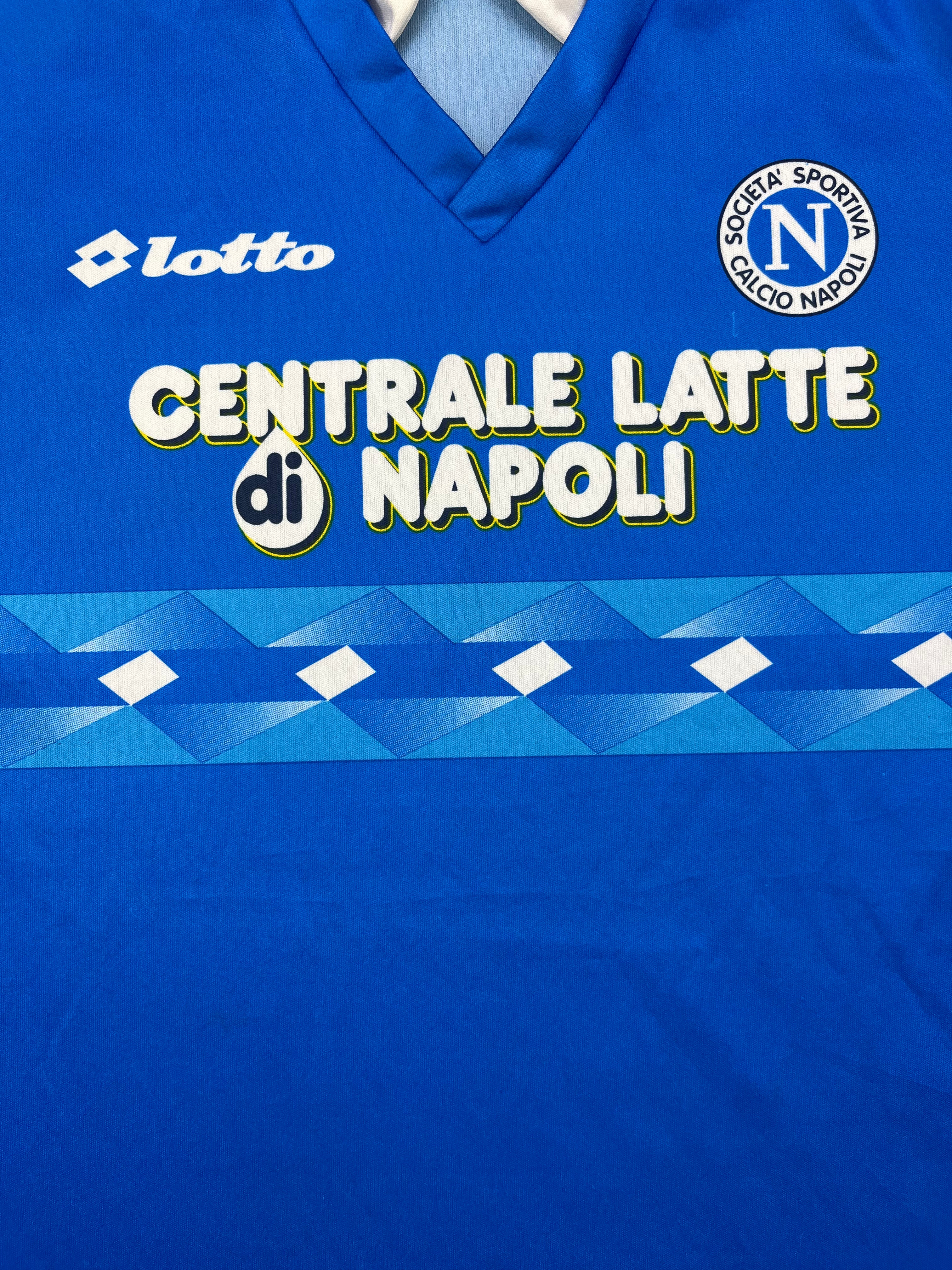 1996/97 Napoli Home L/S Shirt (S) 9/10