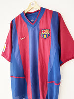 2002/03 Barcelona *Player Spec* Home Shirt (XL) 8.5/10