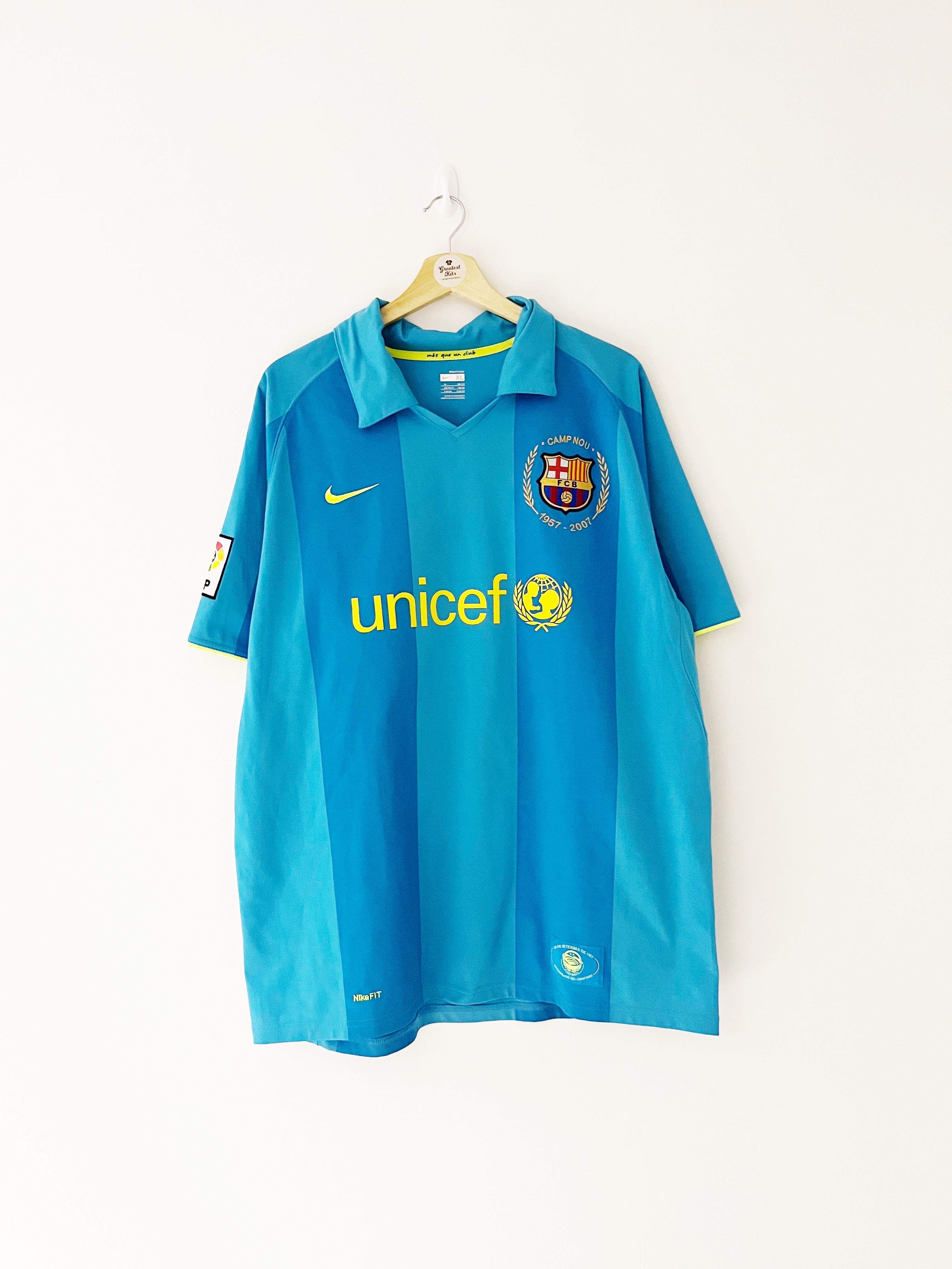 2007/08 Barcelona Away Shirt Henry #14 (XL) 7.5/10