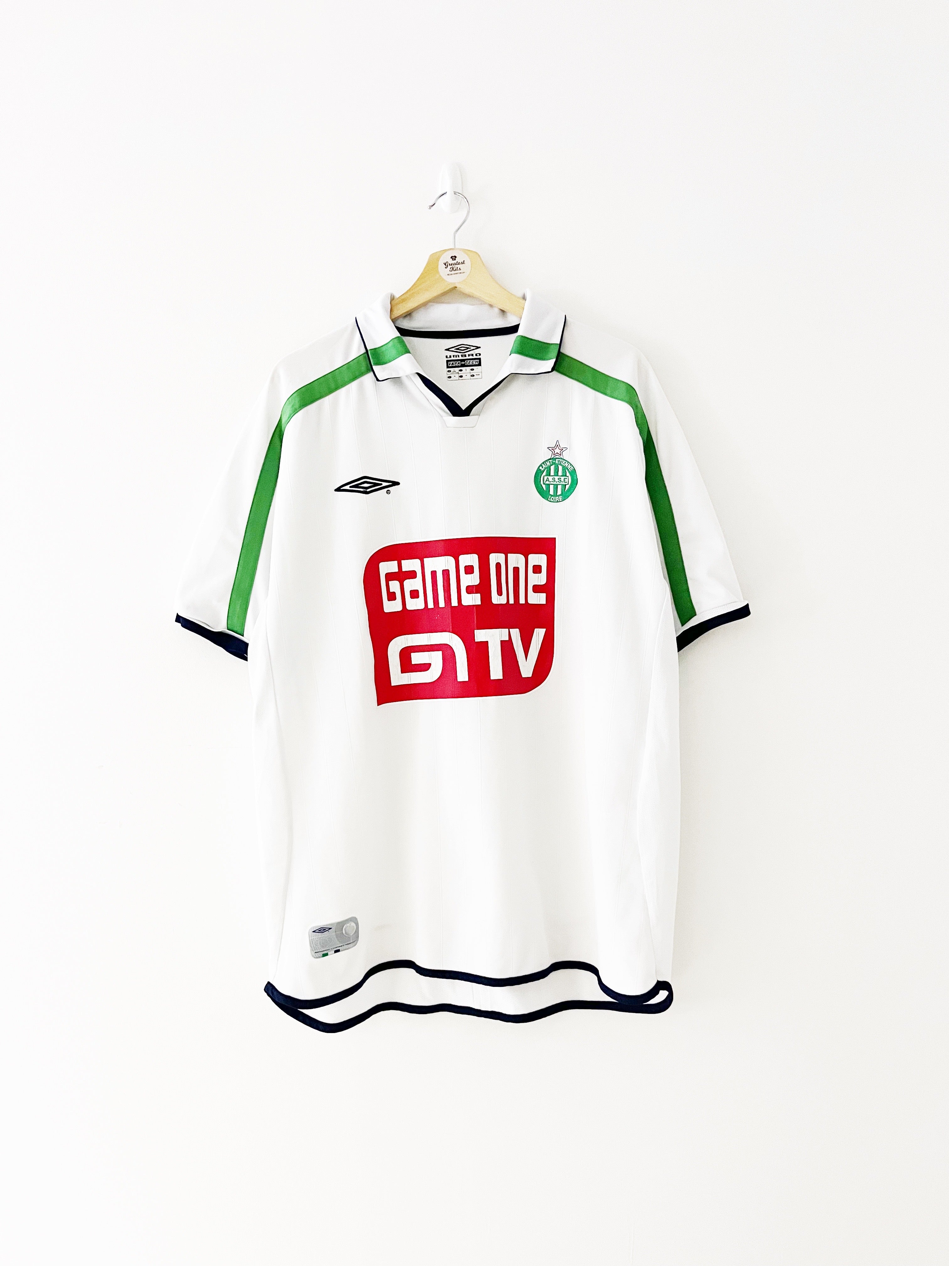 2001/02 Saint Etienne Away Shirt (XL) 7.5/10