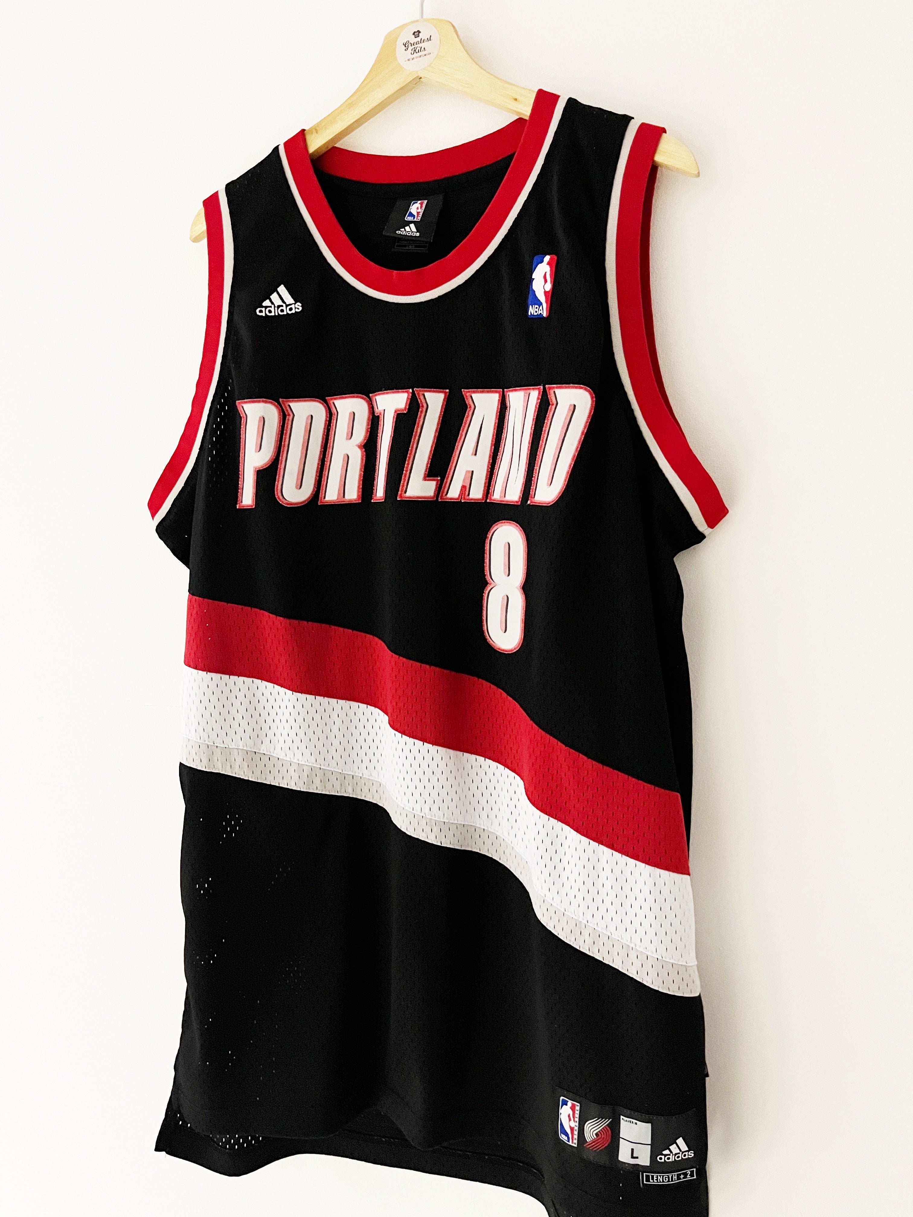 2006-10 Portland Trail Blazers Adidas Road Jersey Webster #8 (L) 8/10