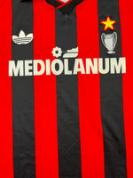 1990/91 AC Milan Home L/S Shirt (M) 8/10