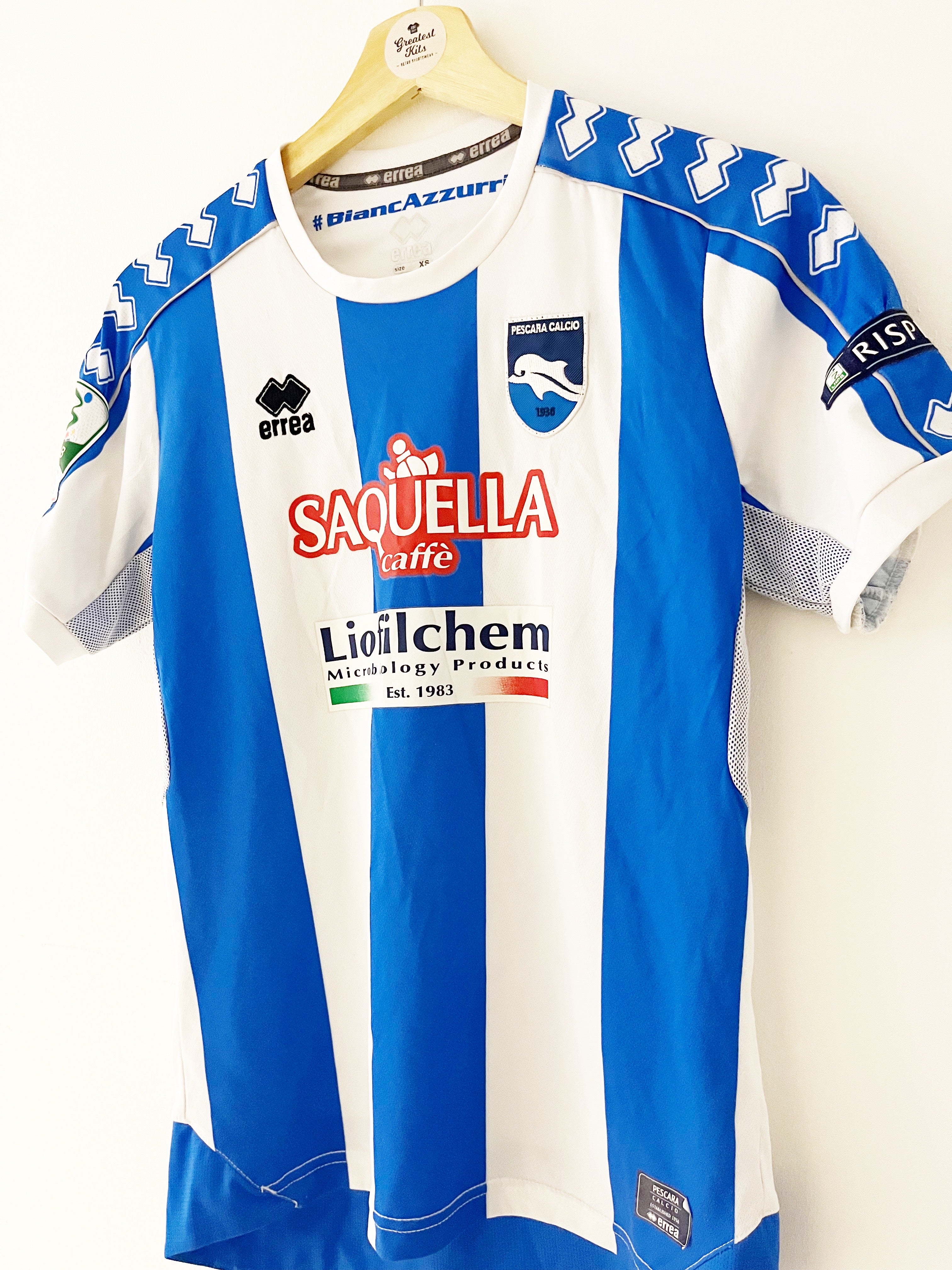 2017/18 Pescara Home Shirt (XS) 9/10