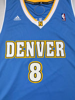 2011-14 Denver Nuggets Adidas Road Jersey Gallinari #8 (XL) 9/10