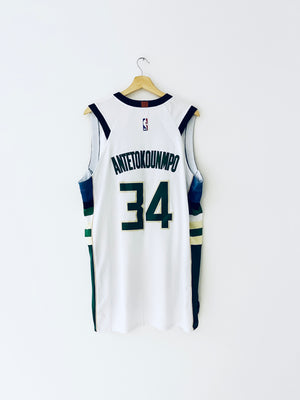 2017-23 Milwaukee Bucks Nike Association Jersey Antetokounmpo #34 (XL) 9/10