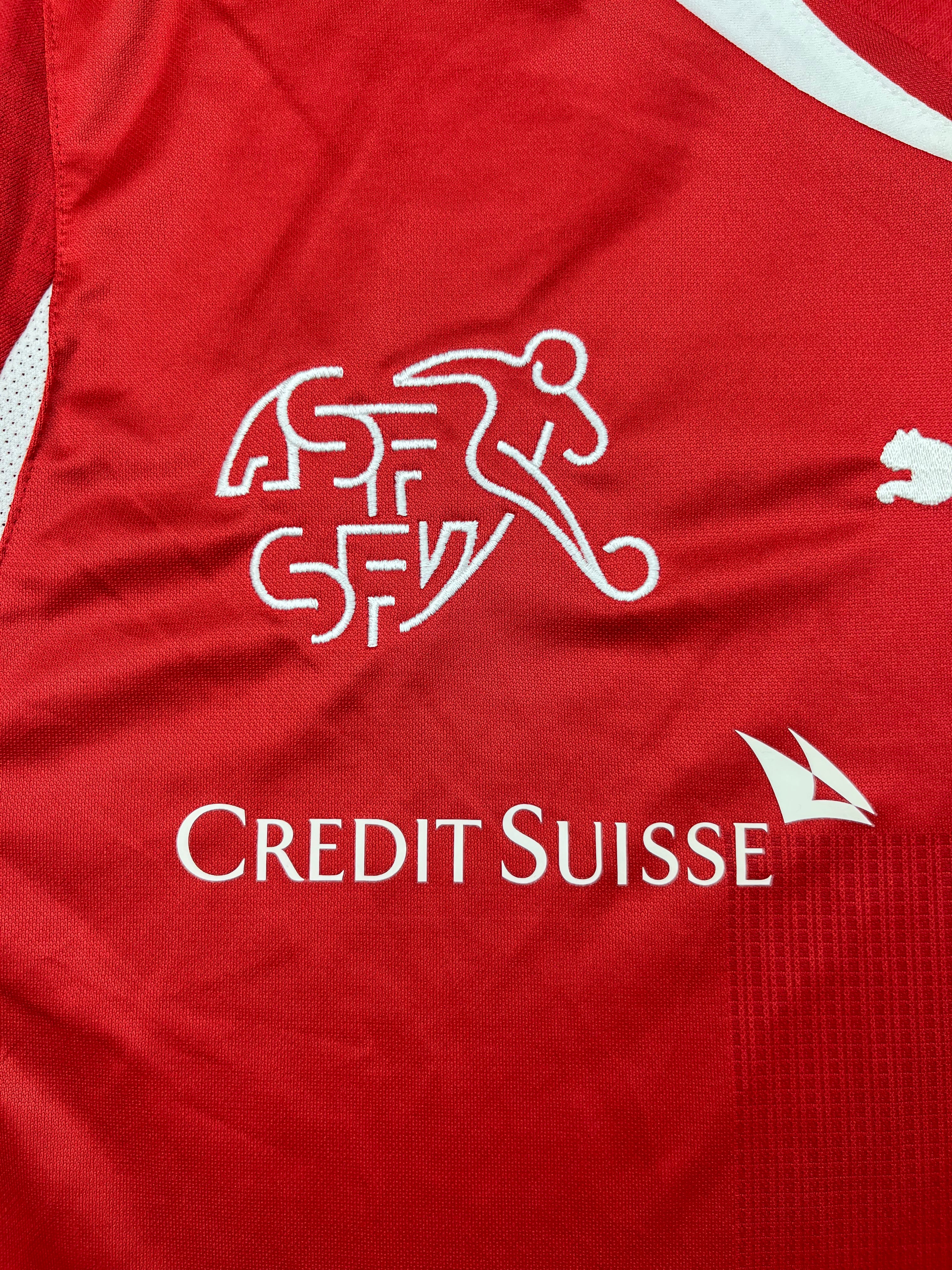 2010/12 Switzerland Home Shirt (L) 9/10