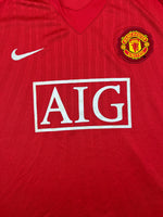 2007/09 Manchester United Home Shirt (XL) 8.5/10