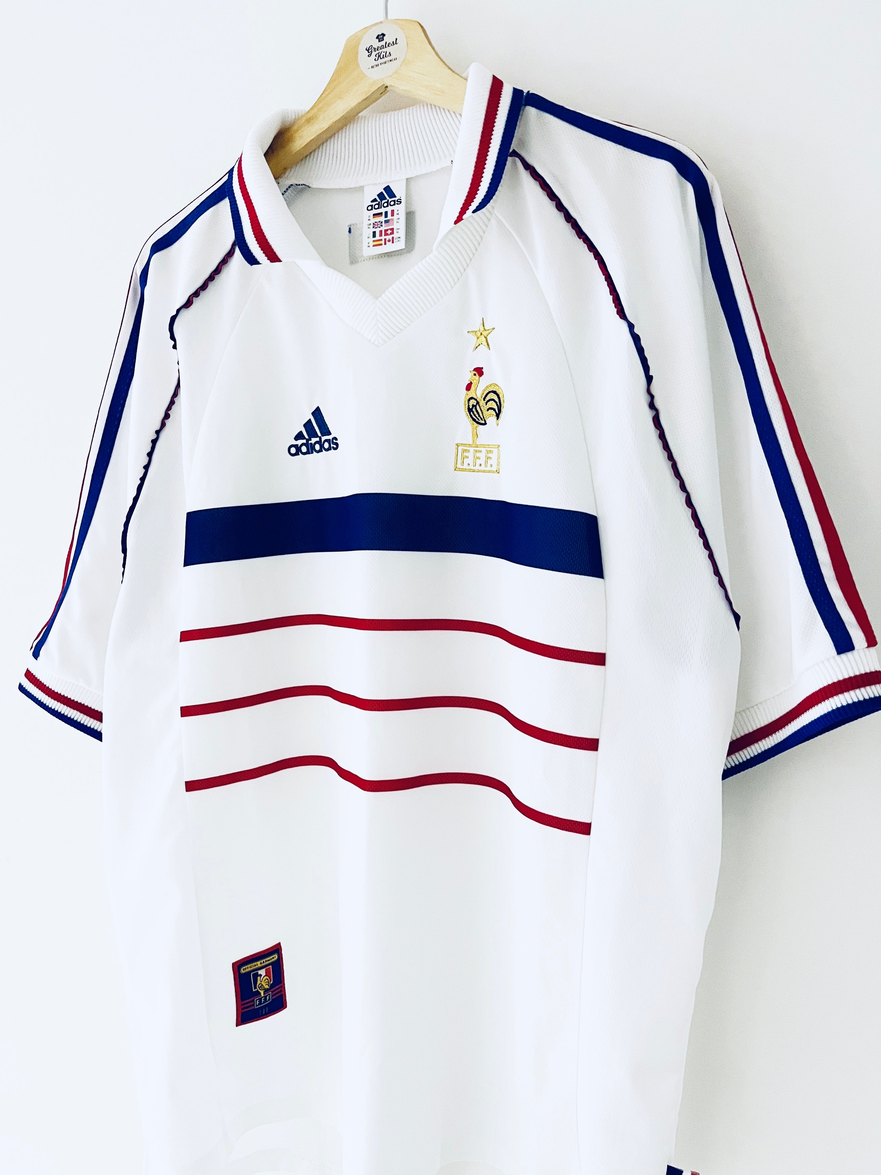 1998 France Away Shirt (XL) 9/10