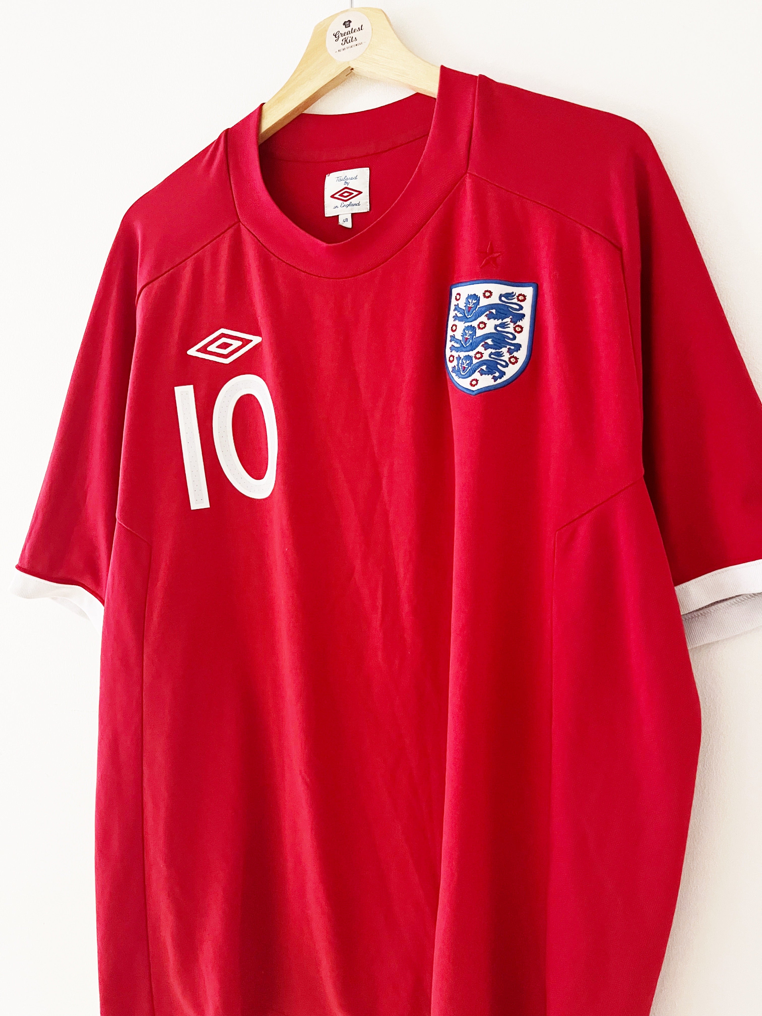 2010/11 England Away Shirt Rooney #10 (XXL) 9/10