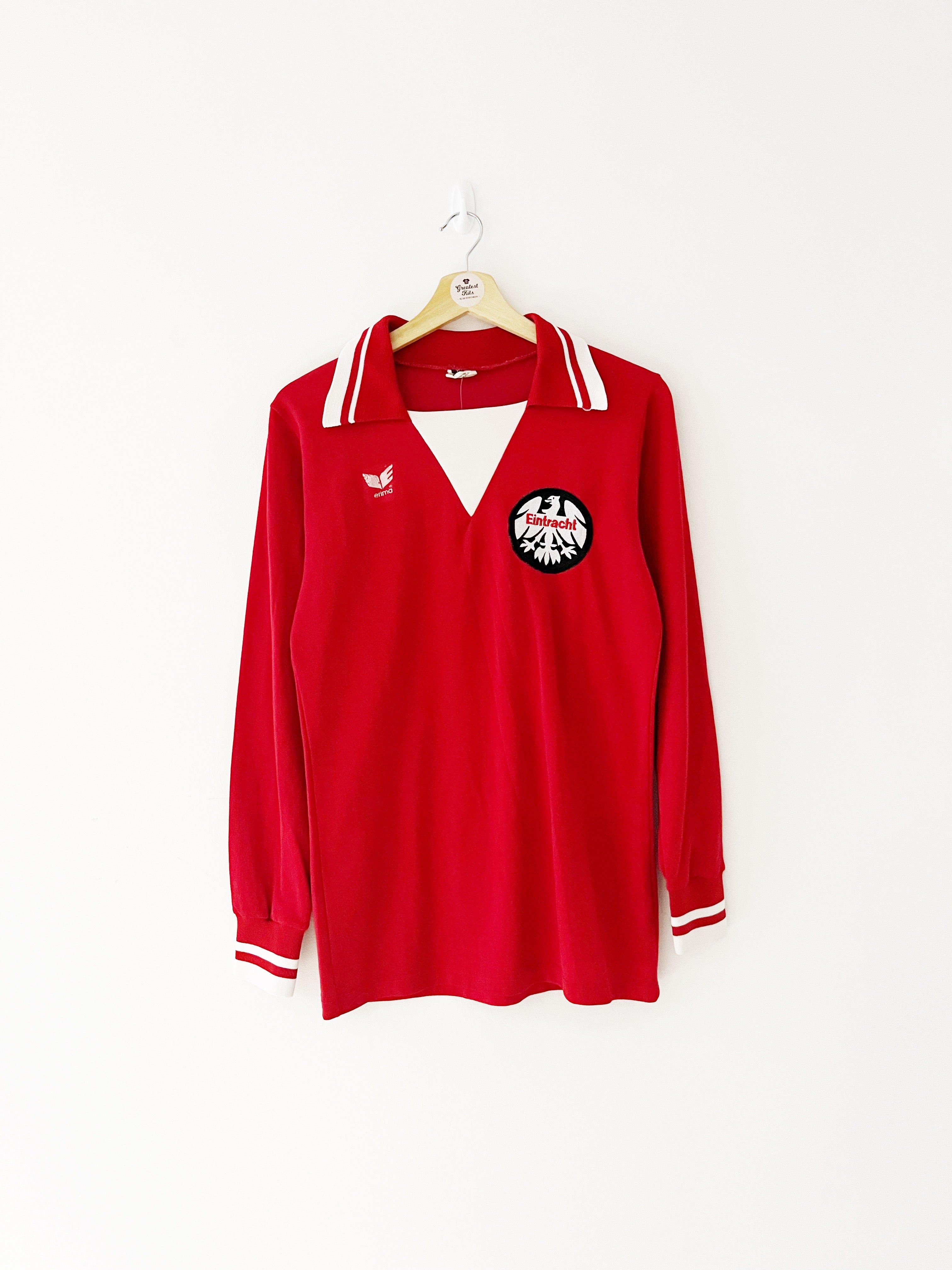 1978/79 Eintracht Frankfurt L/S Home Shirt (M) 8.5/10