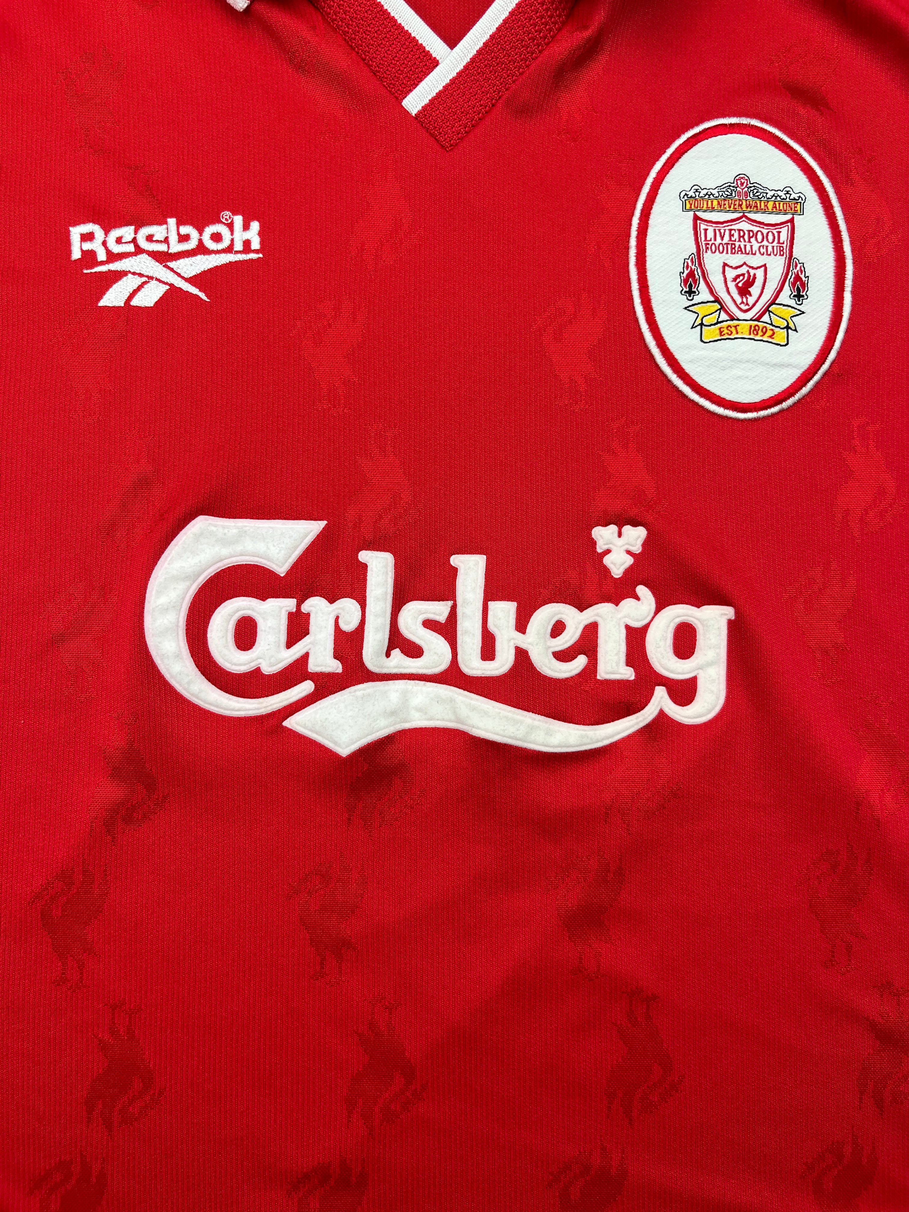 1996/98 Liverpool Home Shirt (L) 9/10