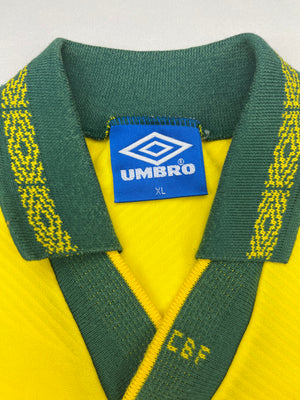 1993/94 Brazil Home Shirt (XL) 9/10