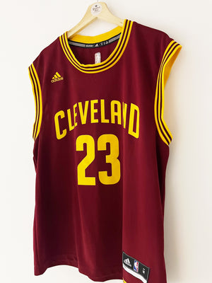 2010-17 Cleveland Cavaliers Adidas Road Jersey James #23 (M) 9/10