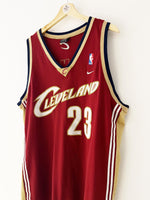 2003-10 Cleveland Cavaliers Nike Swingman Road Jersey James #23 (XL) 9/10