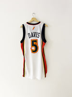 2006-10 Golden State Warriors Adidas Home Jersey Davis #5 (S) 8.5/10