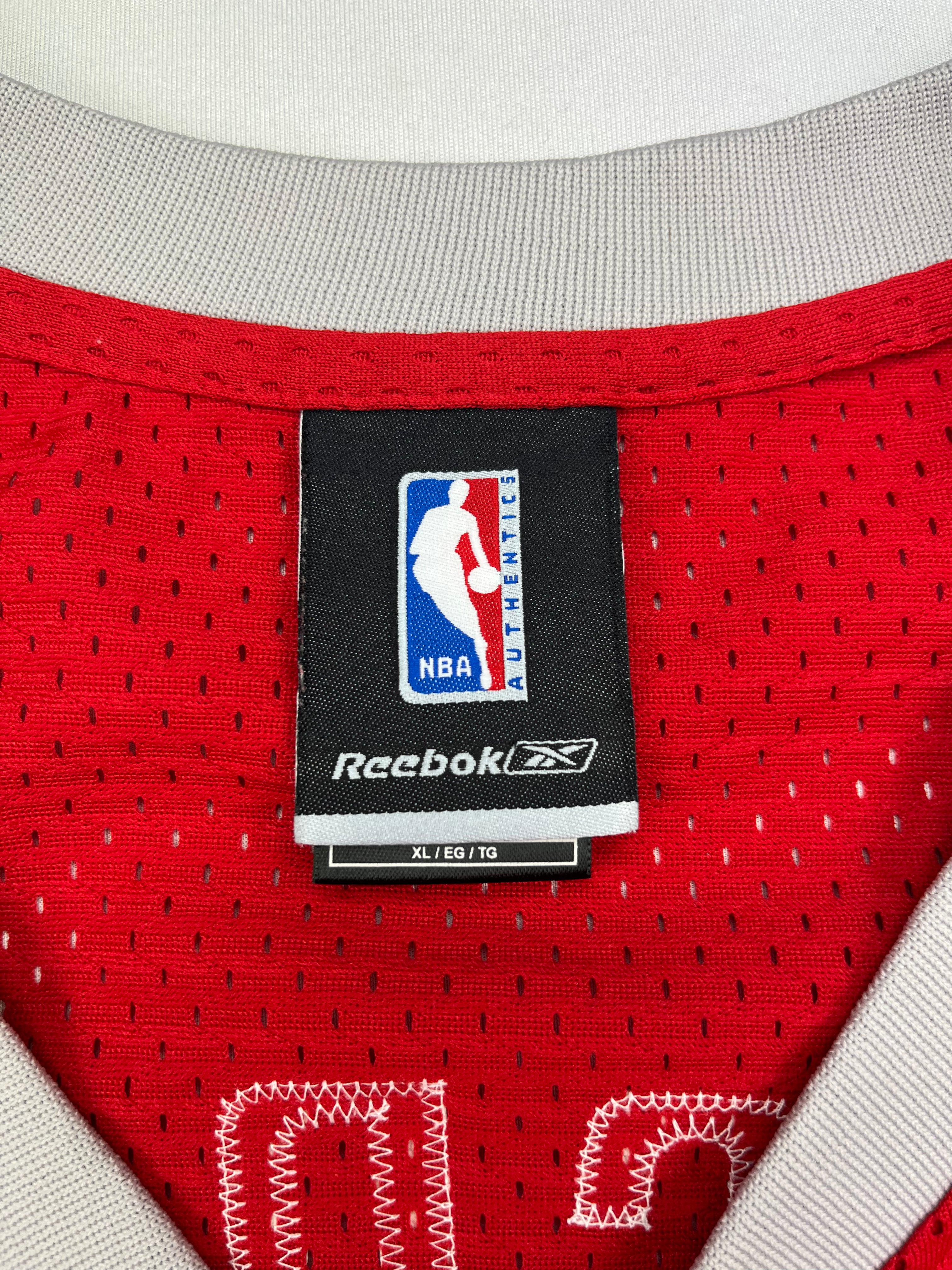 2003/06 Houston Rockets Reebok Road Jersey McGrady #1 (XL) 9/10