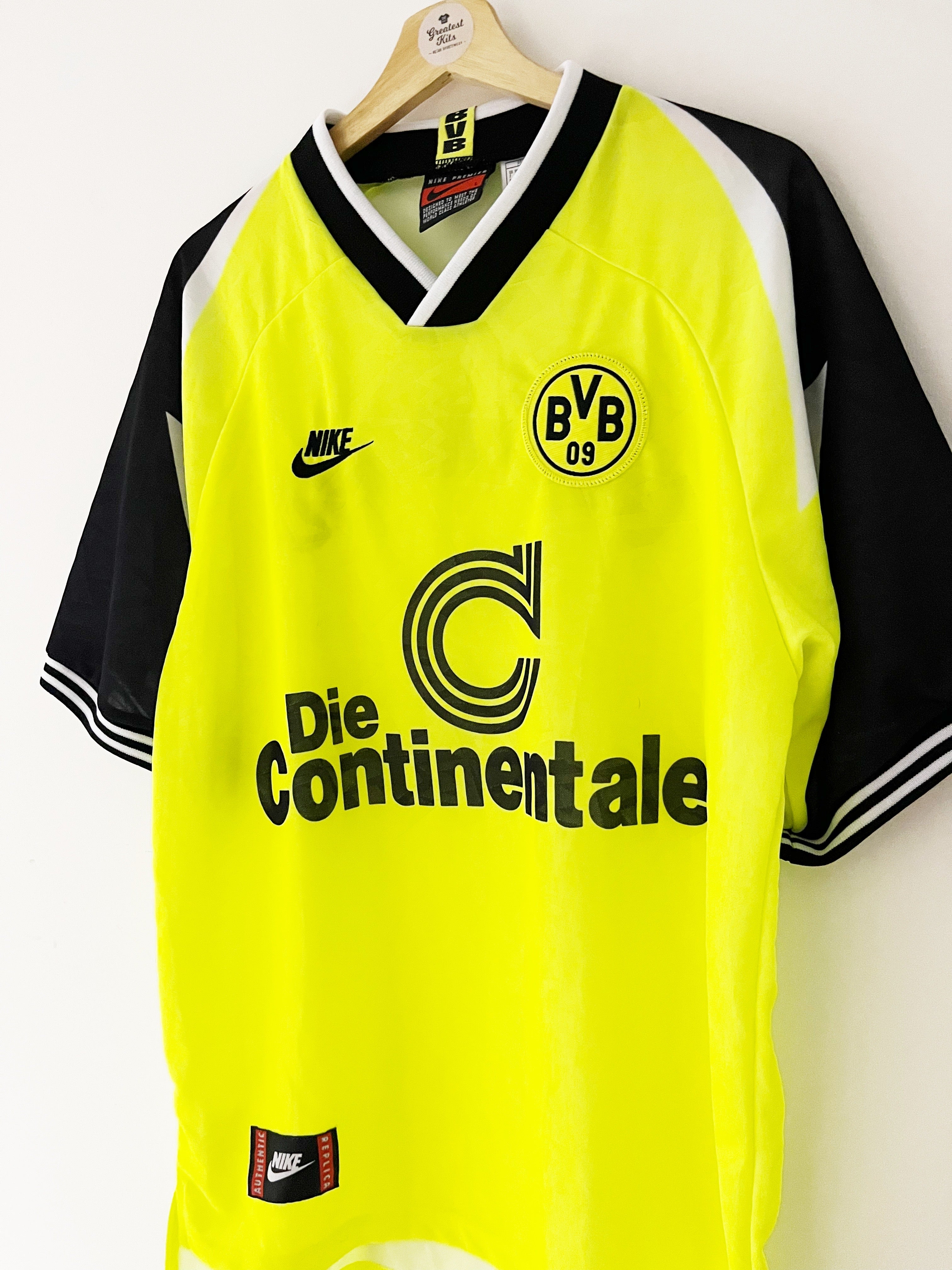 1995/96 Borussia Dortmund Home Shirt (L) 8.5/10