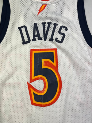 2006-10 Golden State Warriors Adidas Home Jersey Davis #5 (S) 8.5/10