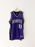 2002-06 Sacramento Kings Reebok Road Jersey Bibby #10 (XL) 9/10