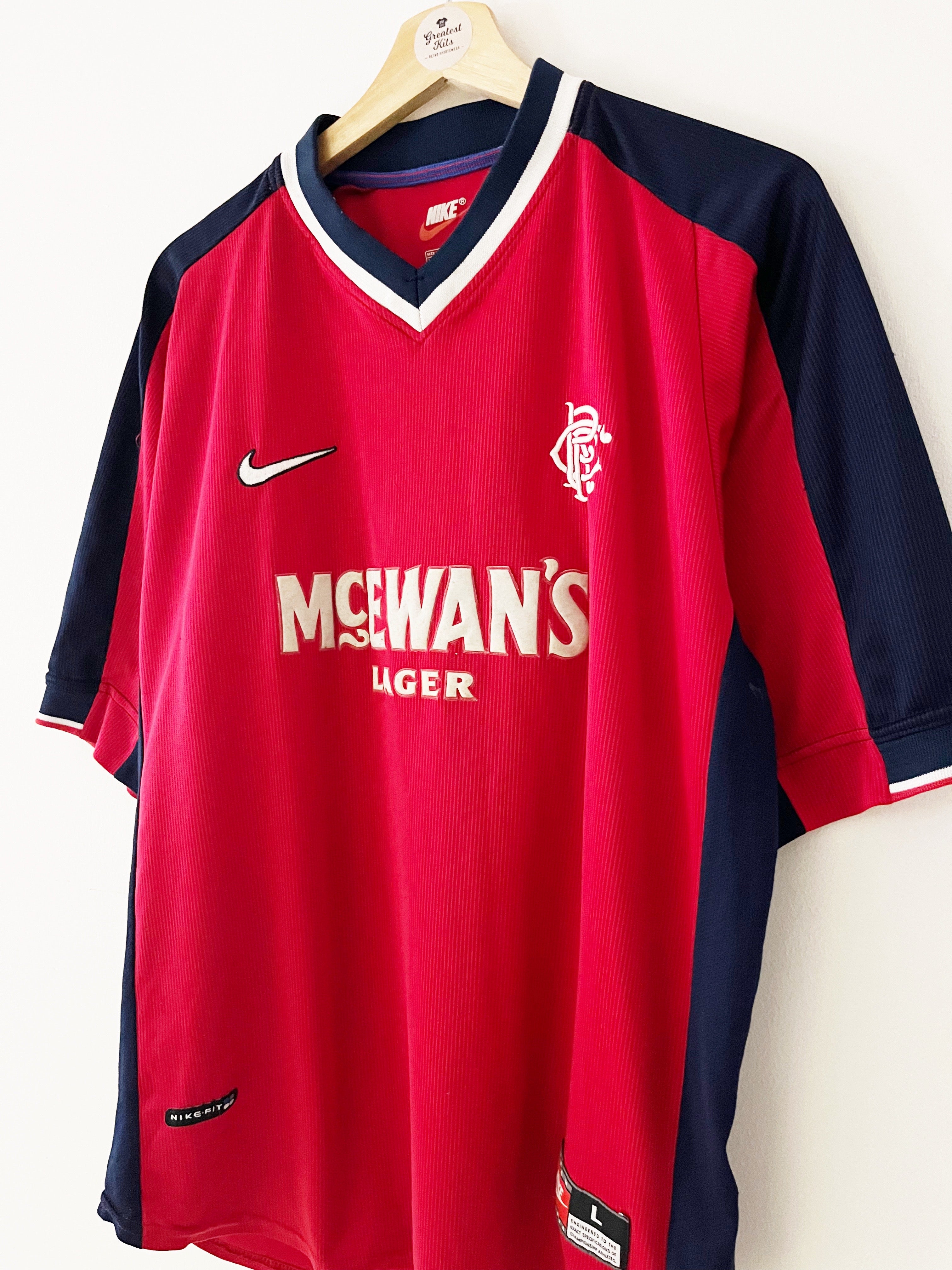 1998/00 Rangers Away Shirt (L) 8/10