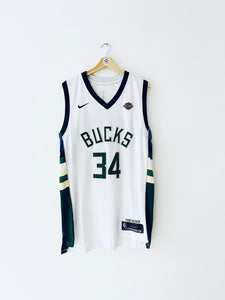 2017-23 Milwaukee Bucks Nike Association Jersey Antetokounmpo #34 (XL) 9/10