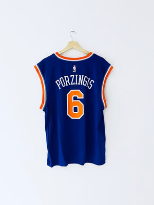 2015-17 New York Knicks Adidas Road Jersey Porzingis #6 (L) BNWT