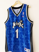 1998-02 Orlando Magic Champion Road Jersey McGrady #1 (XL) 9/10