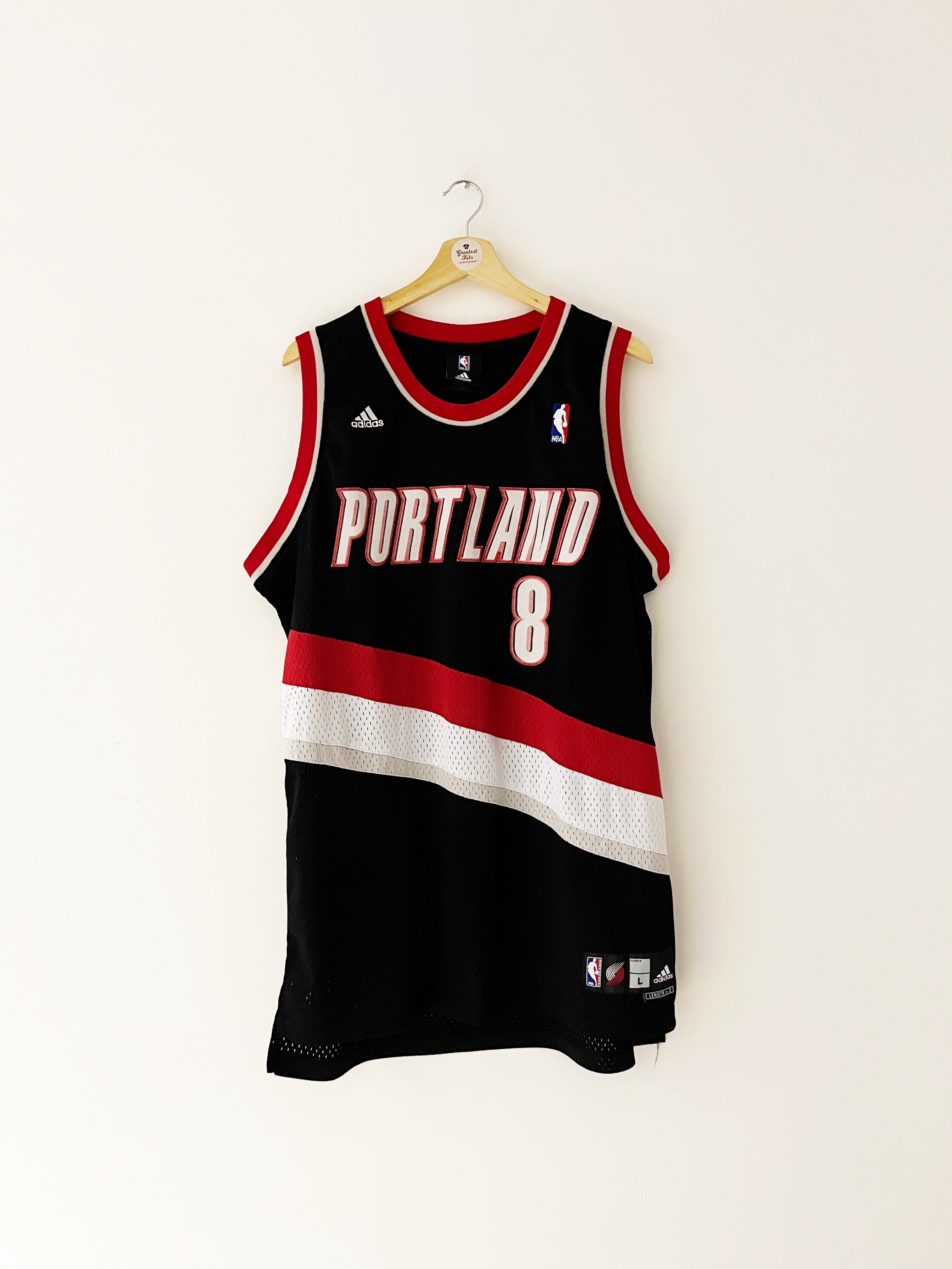 2006-10 Portland Trail Blazers Adidas Road Jersey Webster #8 (L) 8/10